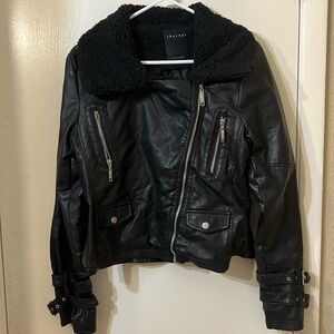 NWOT Therapy pleather jacket Sz XL